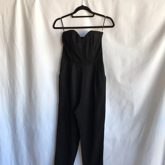 H&M Pants - H&M Conscious black Brooker bustier jumpsuit, size 6
